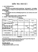 Đề kiểm tra học kì I Tin học 7 - Năm học 2015-2016 - Trường THCS Tô Hiệu